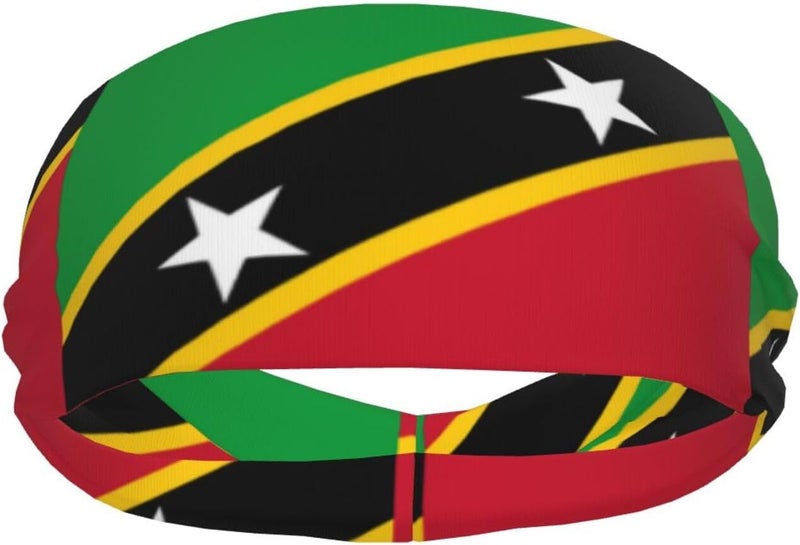 AKMCBSH National Flags Sports Sweatband Head Bands for Women Men - Moisture-Wicking Non-Slip Headband for Running Yoga Workout Fitness and Gym - Image 1